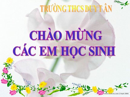 Bài giảng Đại số Lớp 8 - Tiết 57: Liên hệ giữa thứ tự và phép nhân - Trường THCS Duy Tân