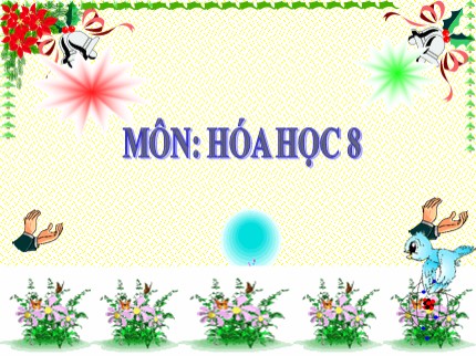 Bài giảng Hóa học 8 - Tiết 41: Điều chế khí oxi - Phản ứng phân hủy