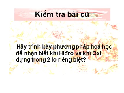 Bài giảng Hóa học 8 - Tiết 53: Nước (Tiết 1)