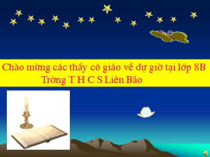 Bài giảng Hóa học Lớp 8 - Bài 13: Phản ứng hoá học - Trường THCS Liên Bão