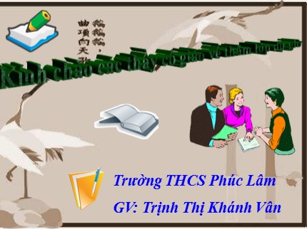 Bài giảng Hóa học Lớp 8 - Bài 19: Chuyển đổi giữa khối lượng, thể tích và lượng chất - Trịnh Thị Khánh Vân