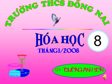 Bài giảng Hóa học Lớp 8 - Bài 30: Tính chất - Ứng dụng của hiđro (Tiết 2)