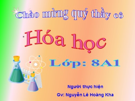 Bài giảng Hóa học Lớp 8 - Bài 36: Nước - Nguyễn Lê Hoàng Kha