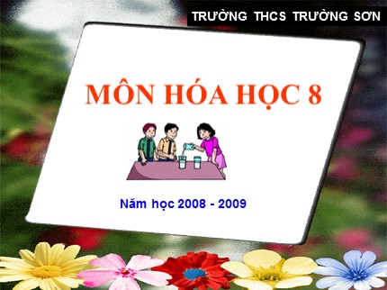 Bài giảng Hóa học Lớp 8 - Bài 4: Nguyên tử - Trường THCS Trường Sơn