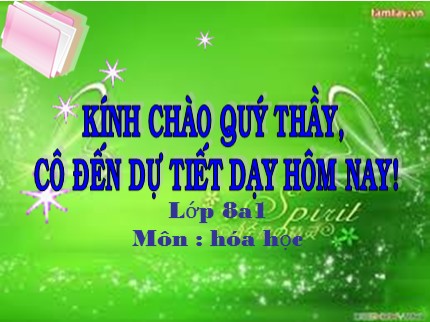 Bài giảng Hóa học Lớp 8 - Bài 43: Pha chế dung dịch