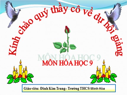 Bài giảng Hóa học Lớp 8 - Bài 8: Tính chất hóa học của bazơ - Đinh Kim Trang