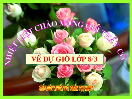 Bài giảng Hóa học Lớp 8 - Bài: Chuyển đổi giữa khối lượng, thể tích và lượng chất - Trần Thị Nhựt