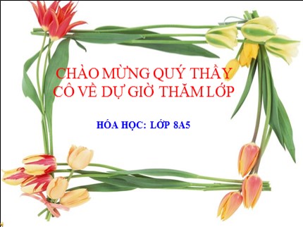 Bài giảng Hóa học Lớp 8 - Bài luyện tập 8