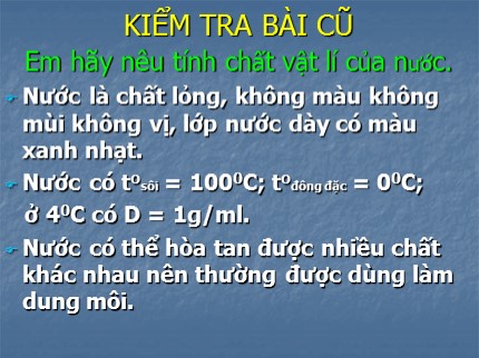 Bài giảng Hóa học Lớp 8 - Tiết 60: Dung dịch