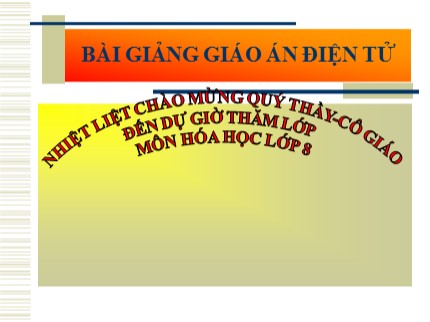 Bài giảng Hóa học Lớp 8 - Tiết 8+9: Đơn chất. Hợp chất. Phân tử - Phan Mến