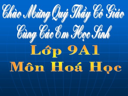 Bài giảng Hóa học Lớp 9 - Tiết 28: Luyện tập Chương 2 Kim loại