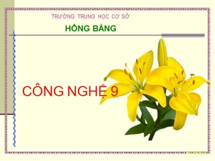 Bài giảng Công nghệ 9 - Bài 10: Lắp mạch điện một công tắc ba cực điều khiển hai đèn - Trường THCS Hồng Bàng