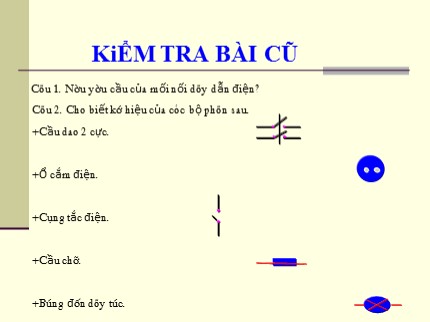 Bài giảng Công nghệ 9 - Bài 6: Lắp bảng điện