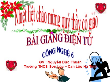 Bài giảng Công nghệ 9 - Bài 6: Thực hành Lắp mạch điện bảng điện (Tiết 2) - Nguyễn Đức Thuận