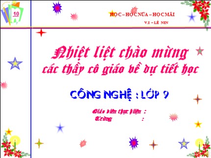 Bài giảng Công nghệ Khối 9 - Bài 8: Thực hành lắp mạch điện hai công tắc hai cực điều khiển hai đèn