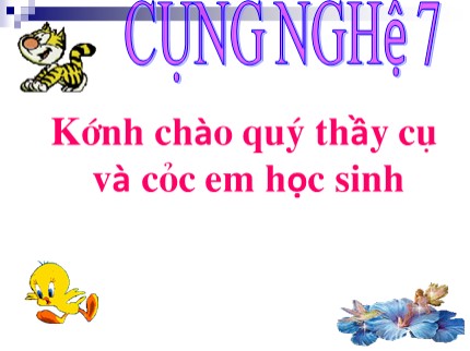 Bài giảng Công nghệ Lớp 7 - Bài 39: Chế biến và dự trữ thức ăn cho vật nuôi