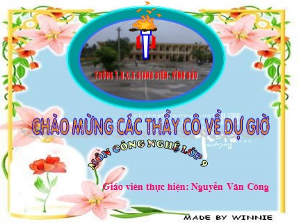 Bài giảng Công nghệ Lớp 9 - Bài 6: Thực hành Lắp đặt bảng điện - Nguyễn Văn Công