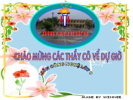 Bài giảng Công nghệ Lớp 9 - Bài 9: Thực hành lắp mạch điện hai công tắc ba cực điều khiển một đèn - Trường THCS Thị trấn Cát Bà