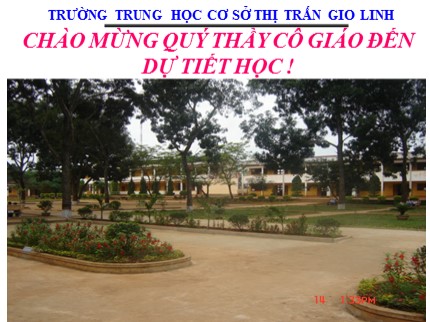 Bài giảng Công nghệ Lớp 9 - Bài: Máy biến áp một pha - Trường THCS Thị trấn Gio Linh