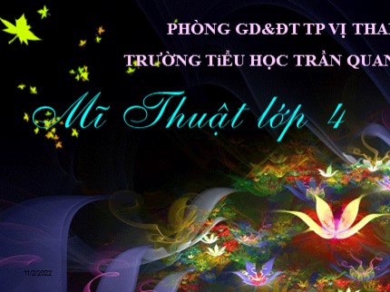 Bài giảng Mĩ thuật Lớp 4 - Bài 3: Vẽ tranh Đề tài các con vật quen thuộc - Trường TH Trần Quang Diệu