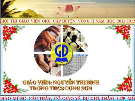 Bài giảng Tin học 7 - Bài 4: Sử dụng hàm để tính toán (Tiếp) - Nguyễn Thị Bình