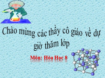 Bài giảng Hóa học 8 - Bài 16: Phương trình hóa học