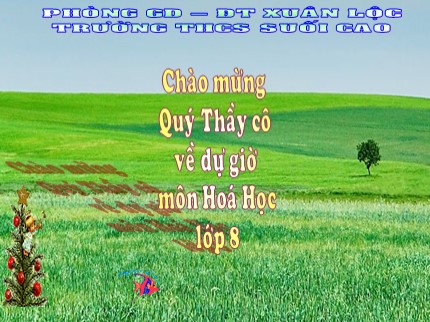 Bài giảng Hóa học 8 - Bài 20: Tỉ khối của chất khí