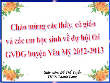 Bài giảng Hóa học 8 - Bài 33: Tính theo công thức hóa học - Đỗ Thế Tuyển