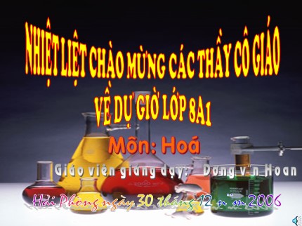 Bài giảng Hóa học 8 - Tiết 32: Tính theo phương trình hóa học