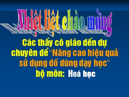 Bài giảng Hóa học 9 - Tiết 54: Tính chất của rượu