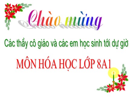 Bài giảng Hóa học Khối 8 - Bài 12: Sự biến đổi chất