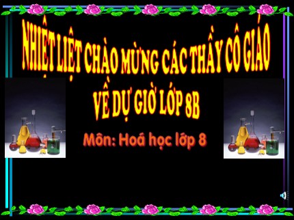 Bài giảng Hóa học Khối 8 - Tiết 55: Nước (Tiết 2)