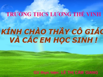 Bài giảng Hóa học Lớp 8 - Bài 15: Định luật bảo toàn khối lượng - Lê Thị Cẩm Giang