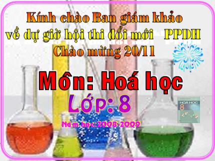 Bài giảng Hóa học Lớp 8 - Bài 16: Phương trình hóa học - Lâm Thị Nhanh