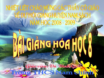 Bài giảng Hóa học Lớp 8 - Bài 24: Tính chất của oxi (Tiếp theo) - Vũ Đình Giới