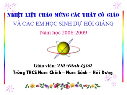 Bài giảng Hóa học Lớp 8 - Bài 31: Tính chất và ứng dụng của hiđro - Vũ Đình Giới