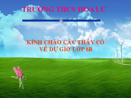 Bài giảng Hóa học Lớp 8 - Bài: Tính theo phương trình hoá học - Trường THCS Hoa Lư