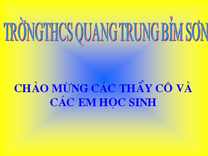 Bài giảng Hóa học Lớp 8 - Tiết 12: Công thức hoá học - Trường THCS Quang Trung