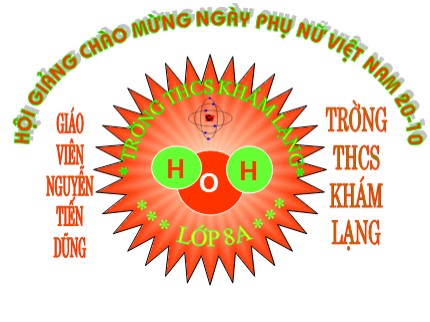 Bài giảng Hóa học Lớp 8 - Tiết 18: Phản ứng hóa học - Nguyễn Tiến Dũng