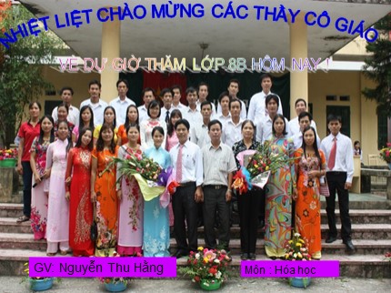 Bài giảng Hóa học Lớp 8 - Tiết 22: Định luật bảo toàn khối lượng - Nguyễn Thu Hằng