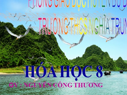 Bài giảng Hóa học Lớp 8 - Tiết 22: Phản ứng hoá học (Tiết 2) - Nguyễn Công Thương