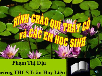 Bài giảng Hóa học Lớp 8 - Tiết 22: Phương trình hóa học - Phạm Thị Dịu