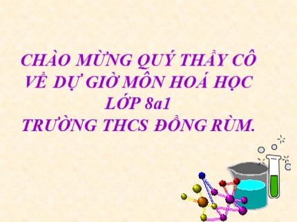 Bài giảng Hóa học Lớp 8 - Tiết 29: Tỉ khối chất khí - Trường THCS Đồng Rùm