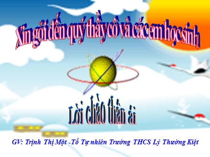 Bài giảng Hóa học Lớp 8 - Tiết 31: Tính theo công thức hóa học (Tiếp theo) - Trịnh Thị Một