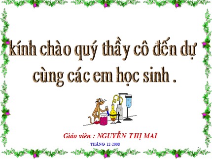 Bài giảng Hóa học Lớp 8 - Tiết 38: Tính chất của oxi (Tiếp theo) - Nguyễn Thị Mai