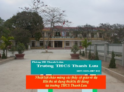 Bài giảng Hóa học Lớp 8 - Tiết 43: Điều chế khí ôxi. Phản úng phân huỷ - Trường THCS Thanh Lưu