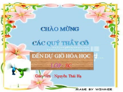 Bài giảng Hóa học Lớp 8 - Tiết 48: Tính chất và ứng dụng của hiđro (Tiết 2) - Nguyễn Thái Hạ