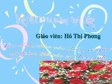 Bài giảng Hóa học Lớp 8 - Tiết 62: Nồng độ dung dịch - Hồ Thị Phương