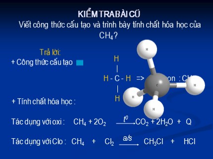 Bài giảng Hóa học Lớp 9 - Bài 37: Etilen