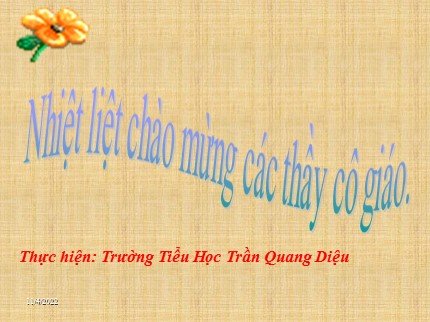 Bài giảng Tập đọc Lớp 4 - Bài: Bè xuôi sông La - Trường Tiểu Học Trần Quang Diệu